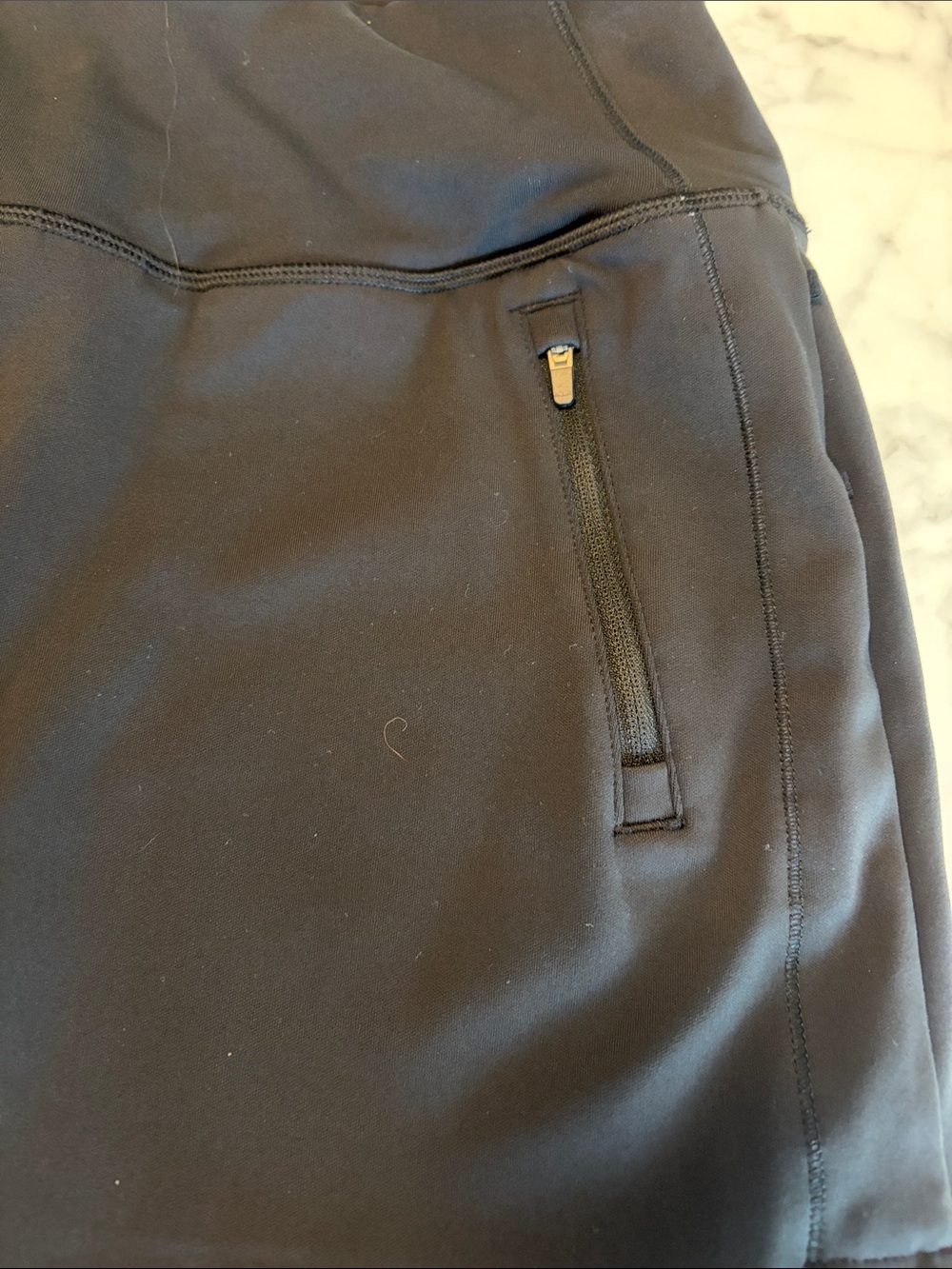 Athleta Black 18” Fairway Golf Mini Skort with Zip Pockets Size XS - Picture 4 of 6